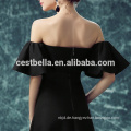 Schicke schwarze Art- und Weisekleid-reizvolle schwarze Abend-Kleider für Frauen-elegantes Partei-Cocktail-Schwarz-Kleid